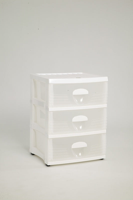 Taurus B2 3-Drawer Unit – White Frame