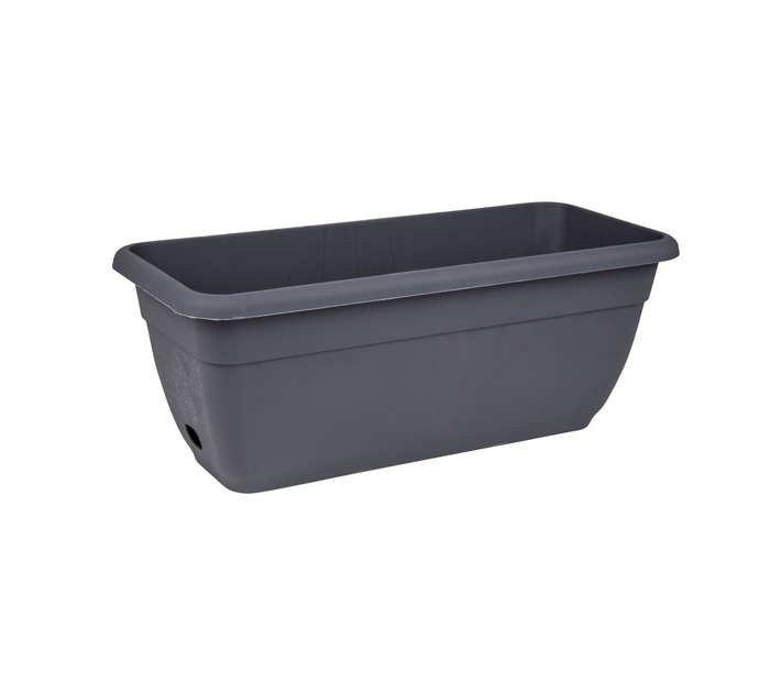 Décor Sorrento™ Self-Watering Planter Box, Oblong 450mm,  Pewter
