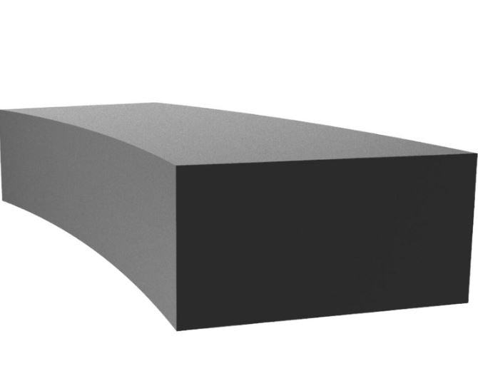 Proflex EPDM Sponge Strip Rectangle 25 x 50mm Per Metre