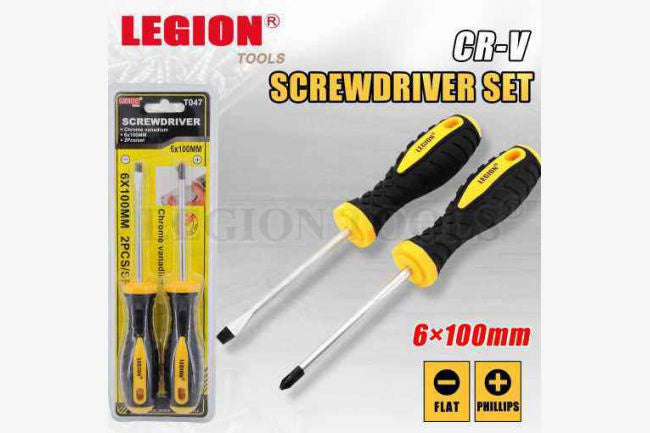 Screwdriver 6x100mm 2Pcs/Set