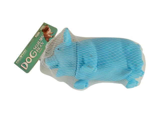 Latex Pig Dog Toy Squeeky 20cm