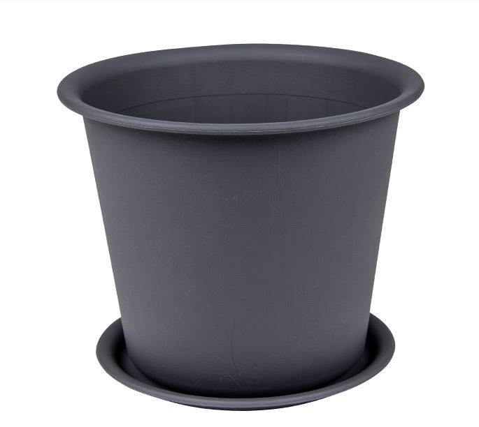 Décor® Terrace Pot – Round 250mm (Pewter)