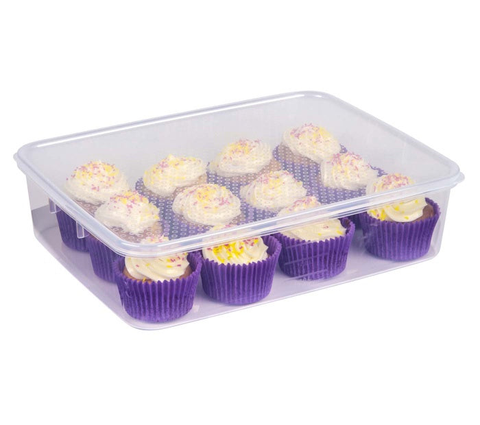 Décor Foodstorer, Tellfresh, 4Lit Oblong, Fits 12 Cupcakes