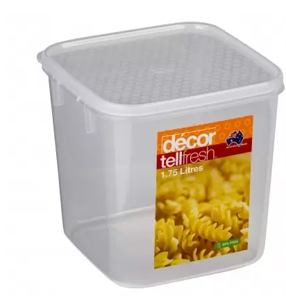 Décor Foodstorer, Tellfresh, Square, 1.75 Litres