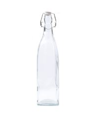 Glass Water Bottle, 1 Lit Square