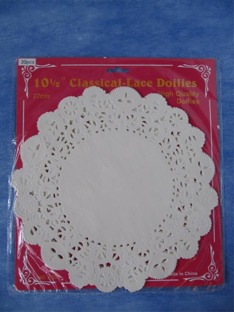 Doilies Round 27cm 30pcs