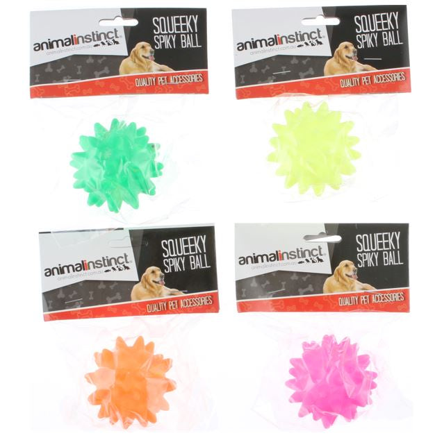 Squeeky Spiky Ball Dog Toy