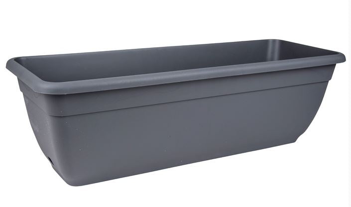 Décor Sorrento™ Self-Watering Planter Box, Oblong 750mm - Pewter
