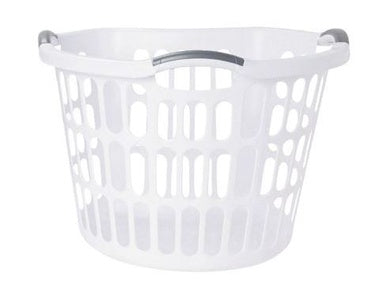 Taurus Laundry Basket, Tall Hip Hugger - White