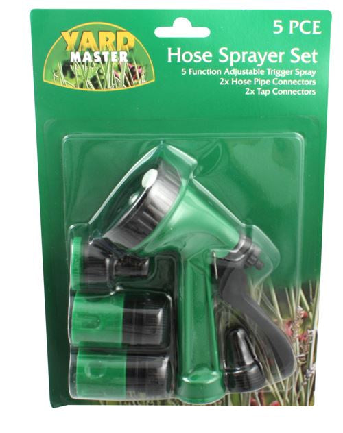 Hose Sprayer & Fitting Set 5pk