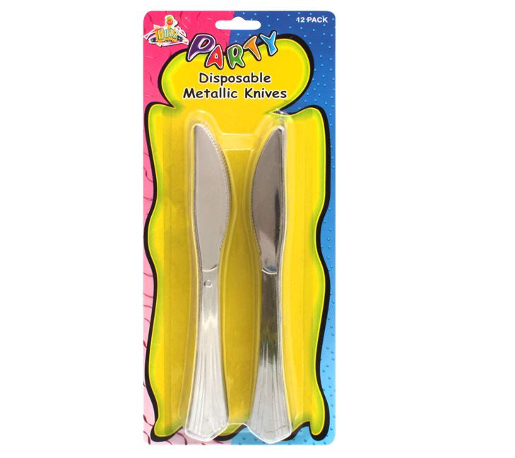 Knives Disposable Metallic