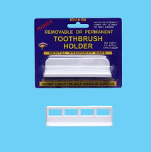 Handy Small Toothbrush Holder - Holds 4