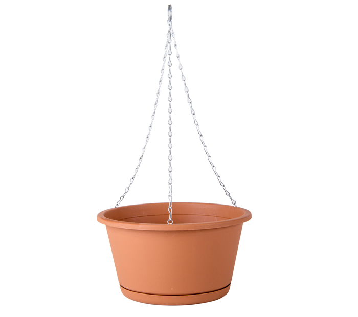 Décor Evergreen Pot Hanging, 284mm, Terracotta