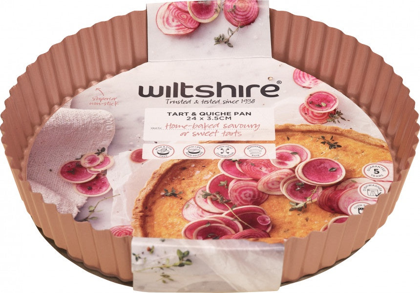 Wiltshire Rose Gold Quiche & Tart Pan