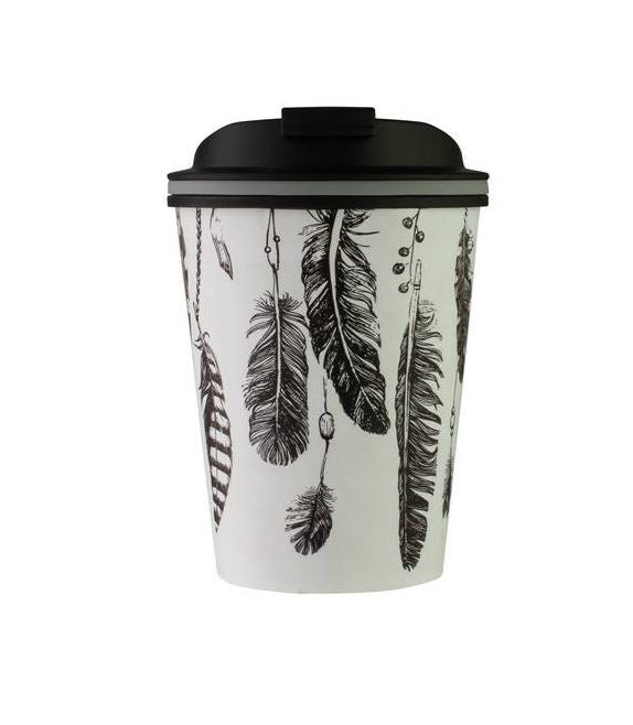 Avanti Go Cup 280ML/8OZ - Feathers