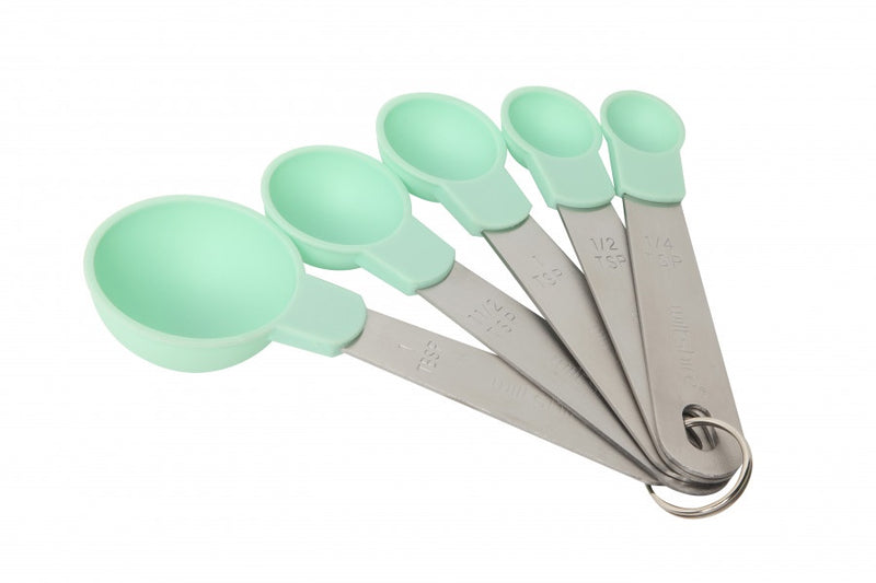 Wiltshire Measuring Spoons 5pc Green