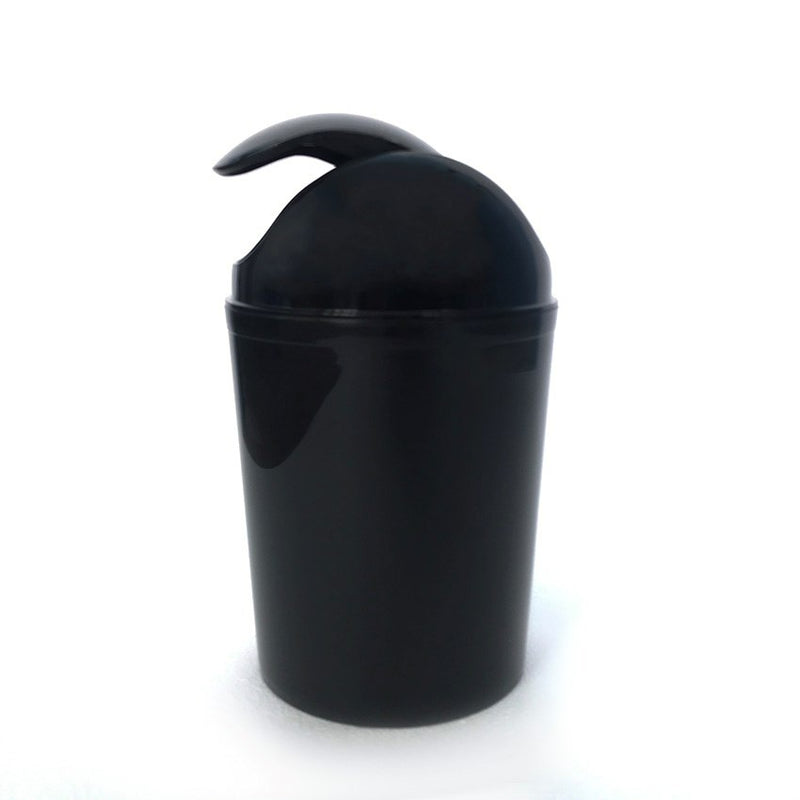 Swing Top, Waste Bin, Small, 1.5 Lit Black