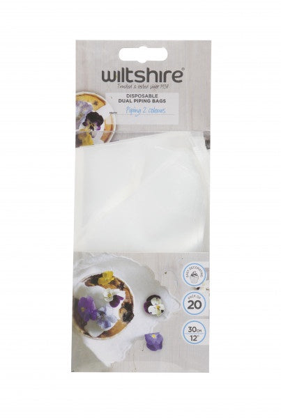 Wiltshire Dual Piping Bags 20pk