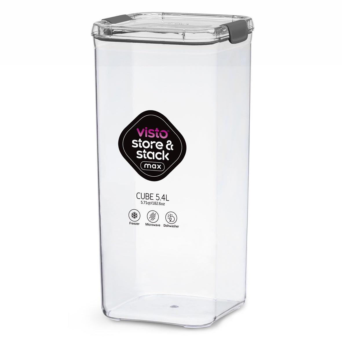 Visto Max 5.4L Food Storage Container – Charcoal
