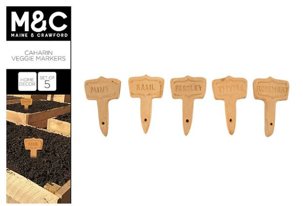 Caharin S5 Veggie Markers Terracotta  NOW!!