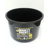 Mighty Bucket 13 Lit Black with Wire Handle
