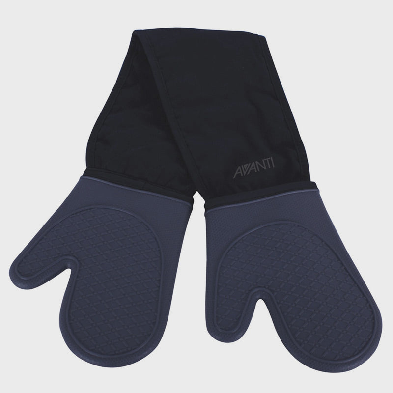 Avanti Silicone Double Oven Glove, Charcoal