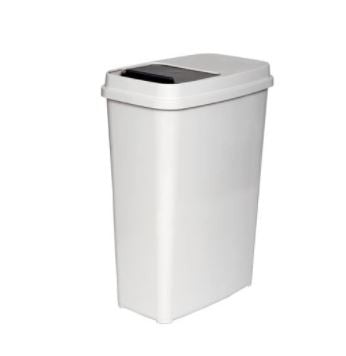 Willow™ Slide Top Bin 30L - White/Charcoal