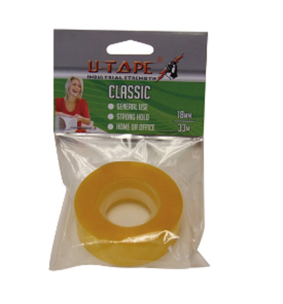 Classic u-tape 18mm x 33m 1pk