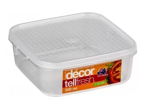 Décor Foodstorer, Tellfresh, Square, 500ml