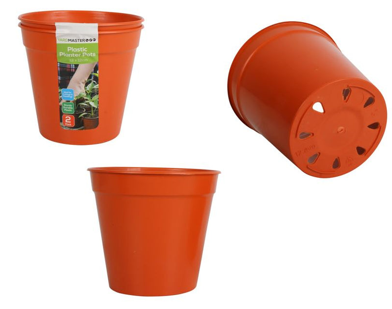 2pcs Plastic Planter Pots