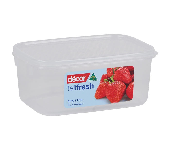 Décor Tellfresh™ Oblong Food Container – 1L
