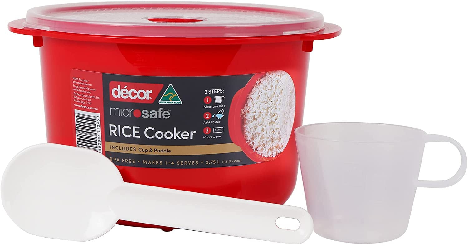 Décor Vege & Rice Steamer, Microsafe, 2.75 Lit