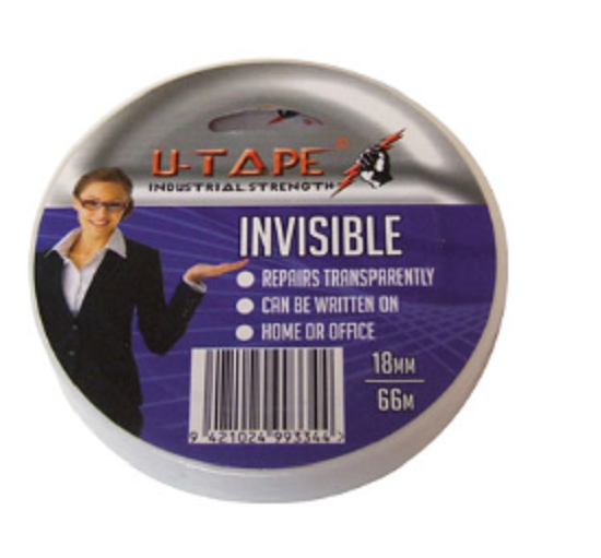 Invisible U-TAPE 18mm x 66m