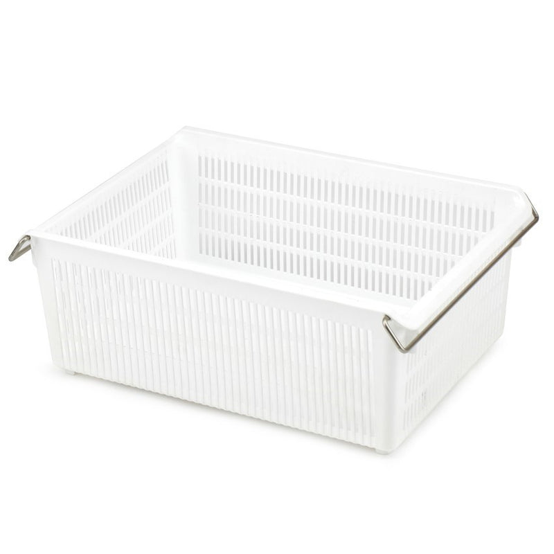 Stackable Basket w Metal Handle