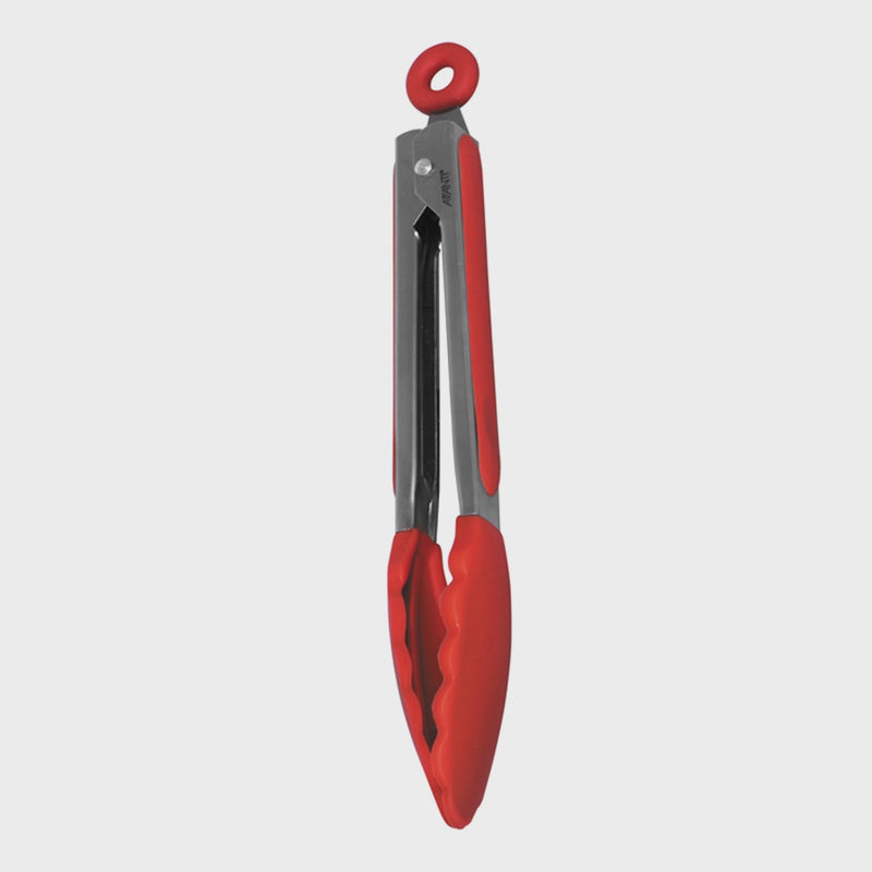 Avanti Silicone Tongs, 23cm Red