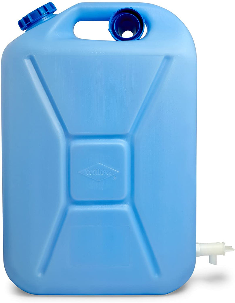 Willow Water Carry Can W/Tap 20L Blue BPA Free