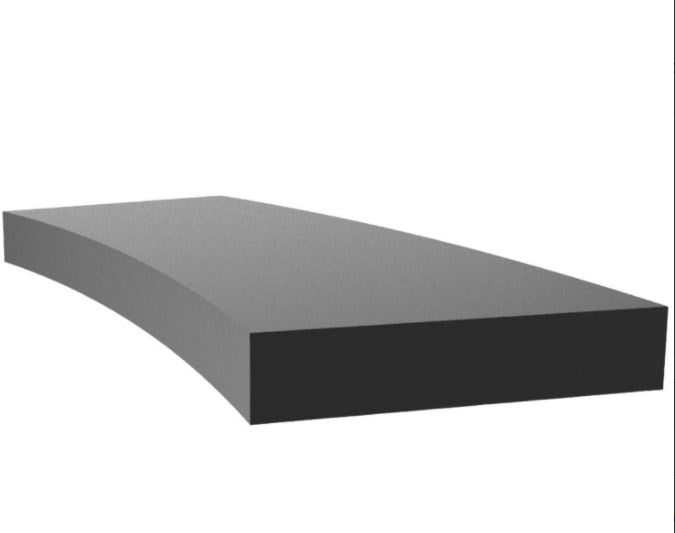 Proflex EPDM Sponge Strip Rectangle 6 x 30mm Per Metre