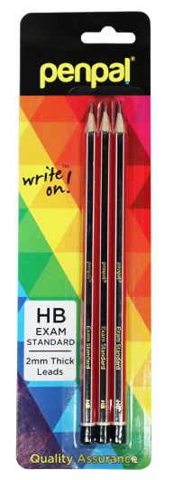 Penpal HB Pencils 3pk