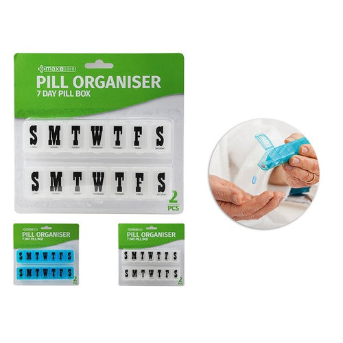 7 DAY Pill Box 2 pk