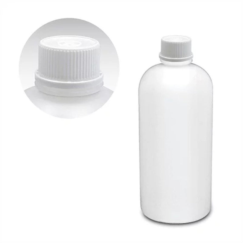 Medicine Bottle with Security Cap 300ml White