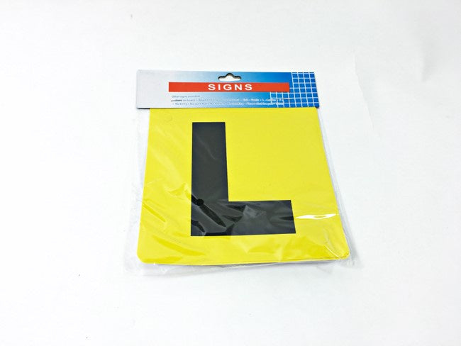 L Plate With Suction Cup
