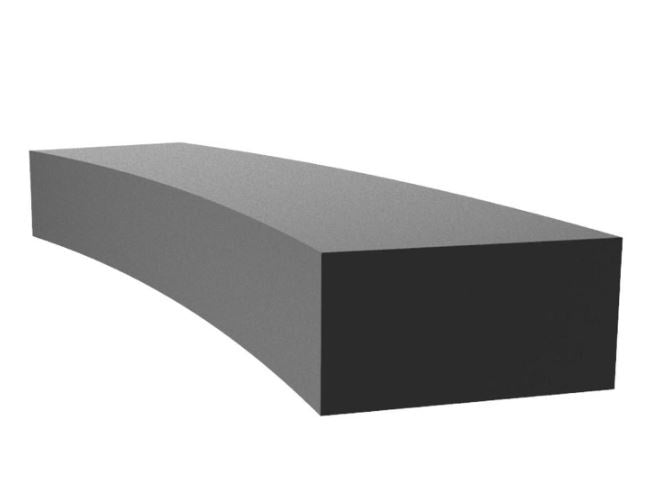 Proflex EPDM Sponge Strip Rectangle 10 x 20mm Per Metre