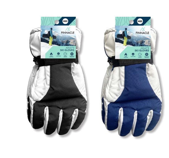 Adults Ski Gloves Assorted Colours Medium