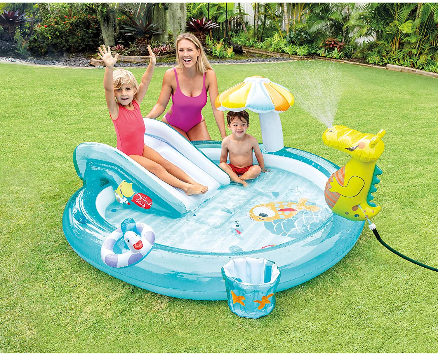 Intex Gator Play Center (2.01m x 1.70m x 0.84m / 6ft 7in x 5ft 7in x 2ft 9in)