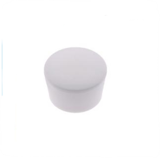 Round Cap 22mm White