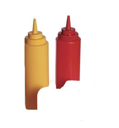 Condiments Sauce Bottle Red/Yellow -Single Bottle