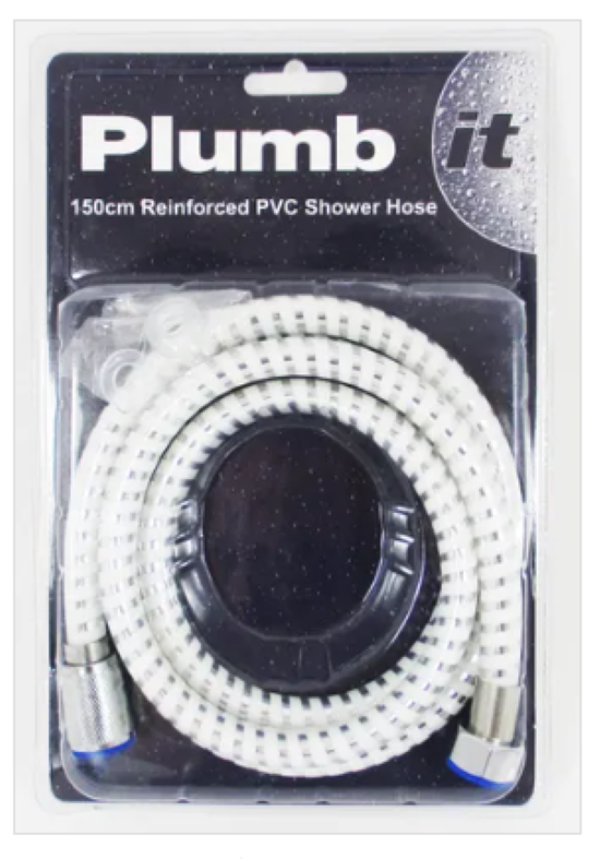 PVC Shower Hose White