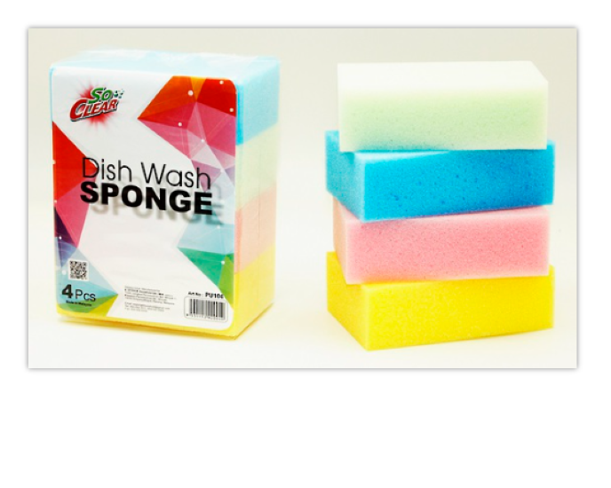 4pc Dishwash Sponge