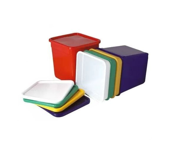 Lid for, 4 Lit Square Container, Green