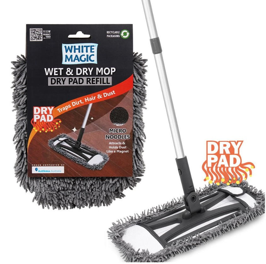 Wet and Dry Mop Wet Pad Refill